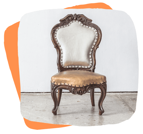 Перетяжка старинных стульев